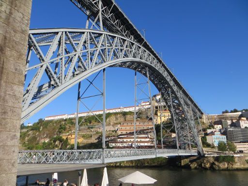 Dom Luís I Brücke, Porto, Portugal, Blick von Porto Richtung Vila Nova de Gaia