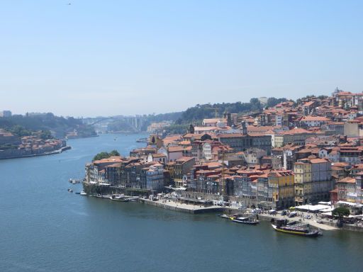 Dom Luís I Brücke, Porto, Portugal, Blick von der Brücke auf Porto