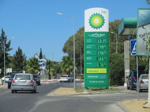 LPG, Autogas Tankstellen, Portugal, BP Tankstelle an der EN-125 Aldeia Nova - Monte Gordo
8900-441 Vila Real de Santo António im August 2020