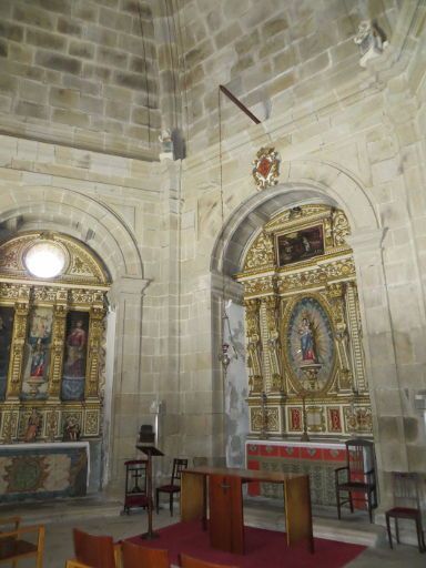 Burg, Santa Maria da Feira, Portugal, Kapelle mit Sichtmauerwerk