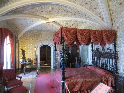 Palácio Nacional da Pena, Sintra Portugal, Schlafzimmer