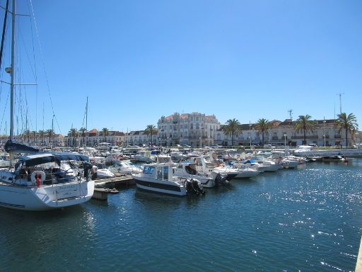 Vila Real de Santo António, Portugal, Sportboot Hafen