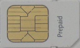 BASE prepaid SIM Karte Rückseite
