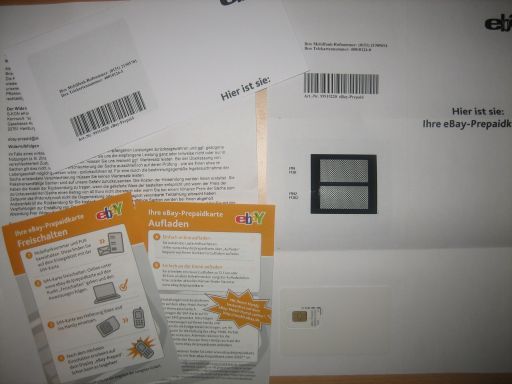 eBay®, Starter Paket, mit kleiner Bedienungsanleitung