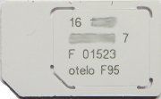 F95 Fortuna prepaid SIM Karte