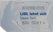 LIDL mobile Classic prepaid SIM Karte