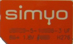 simyo prepaid SIM Karte UMTS, Vorderseite