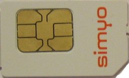 simyo prepaid SIM Karte UMTS Rückseite