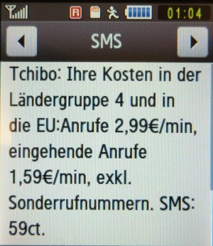 Tchibo Roaming Info Jordanien om Oktober 2012