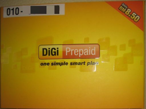 digi, Malaysia, prepaid Starter Paket