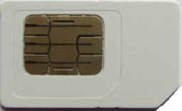 Lycamobile, prepaid SIM Karte, Großbritannien, Mini / Micro–SIM Karte Rückseite