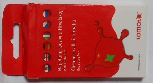 tomato, prepaid UMTS SIM Karte, Kroatien, Starterpaket