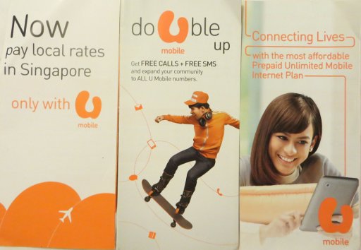 u mobile prepaid SIM Karte Malaysia, Informationen