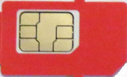 Vodafone prepaid SIM Karte, Malta, SIM Karte Rückseite