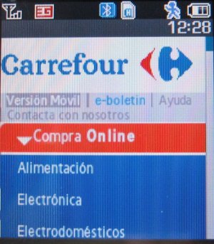 Carrefour Móvil prepaid SIM Karte Spanien, Startseite
