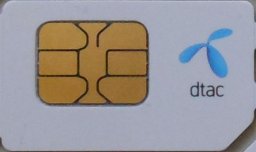 DTAC Happy Holiday SIM Karte Frontseite