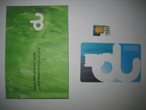 du prepaid SIM Karte Starter Set, Vereinigte Arabische Emirate