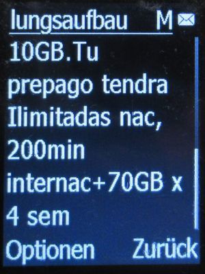 Movistar Prepago Plus - Total, prepaid SIM Karte, Spanien, Infos Prepago Plus Paket 2026 auf einem doro® Primo&trade; 413