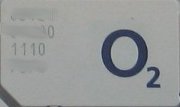 O2, prepaid SIM Karte, Slowakei, Rückseite