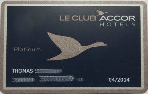 Le Club Accorhotels Card Platinum Status