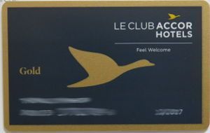 Le Club Accorhotels Card Gold Status