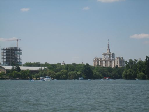 Bukarest, Rumänien, See Herastrau / Haus der Presse