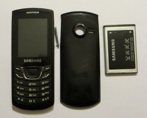 Samsung, Mobiltelefon, GT–C3200, Lieferumfang Mobiltelefon ohne Netzteil