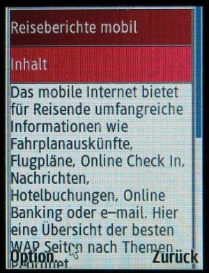 Samsung, Mobiltelefon, GT–C3200, WAP http://wap.reiseberichte.bplaced.net