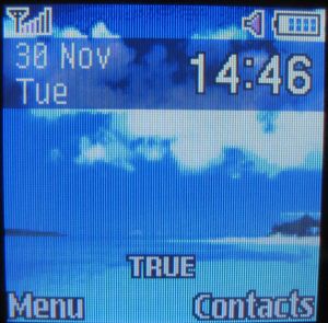 Samsung, Mobiltelefon, GT–E1081T, Display