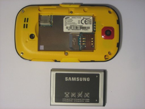Samsung, Mobiltelefon, GT–S3650 Corby, Batterie Modell AB463651BU 900 mAh