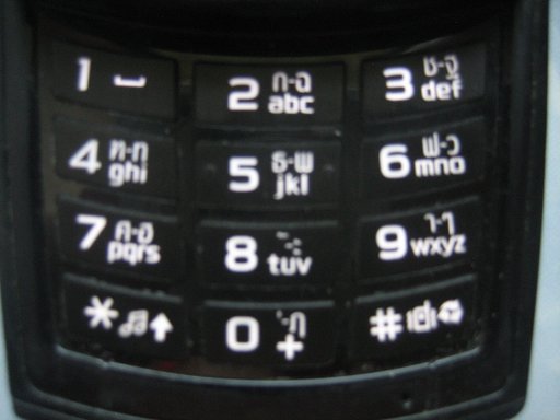 Samsung, Mobiltelefon, SCH–F679, Tastatur mit Thai Schriftzeichen