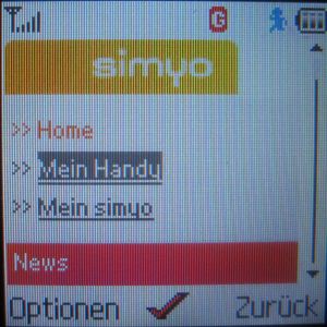 Samsung, Mobiltelefon, SGH–B130 mit WAP 2.0 Internet