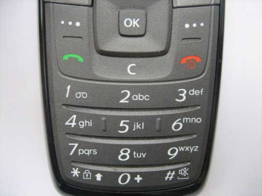 Samsung, Mobiltelefon, SGH–C140, Tastatur