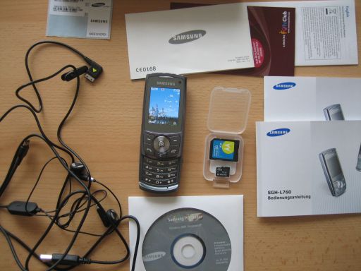 Samsung SGH–L760 Lieferumfang