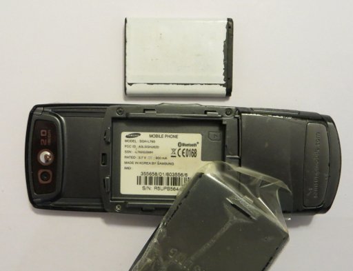 Samsung, SGH–L760, Abnutzungserscheinungen