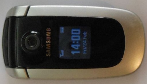 Samsung, Mobiltelefon, SGH–X660, Gehäuse mit Frontdisplay