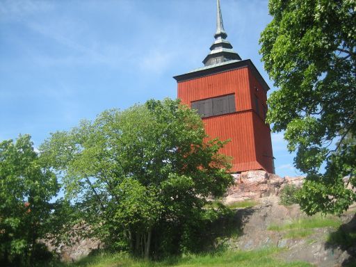 Nyköping, Schweden, Glockenturm Sankt Nicolai Kirche