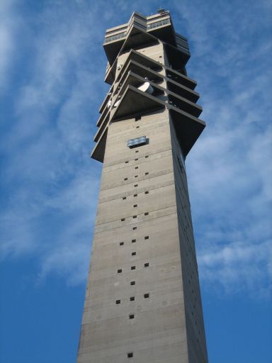 Stockholm, Schweden, Fernsehturm Kaknästornet