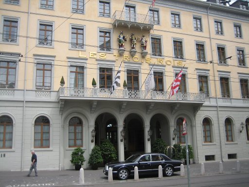 Basel, Schweiz, Hotel Les Trois Rois