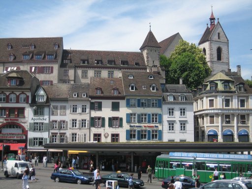 Basel, Schweiz, Barfüsser Platz