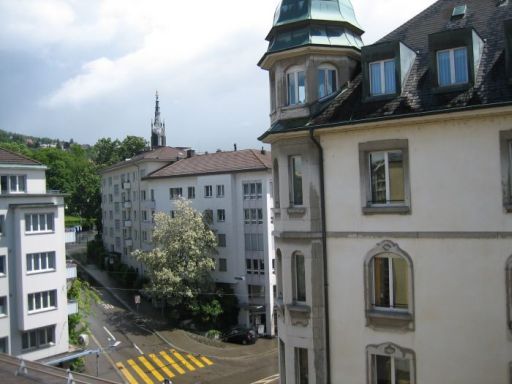 Hotel Krone, Zürich, Schweiz, Mai 2006, Ausblick aus dem Zimmer