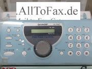 Telefax Gerät Sharp NX–P870, AllToFax.de Telefax Deckblatt