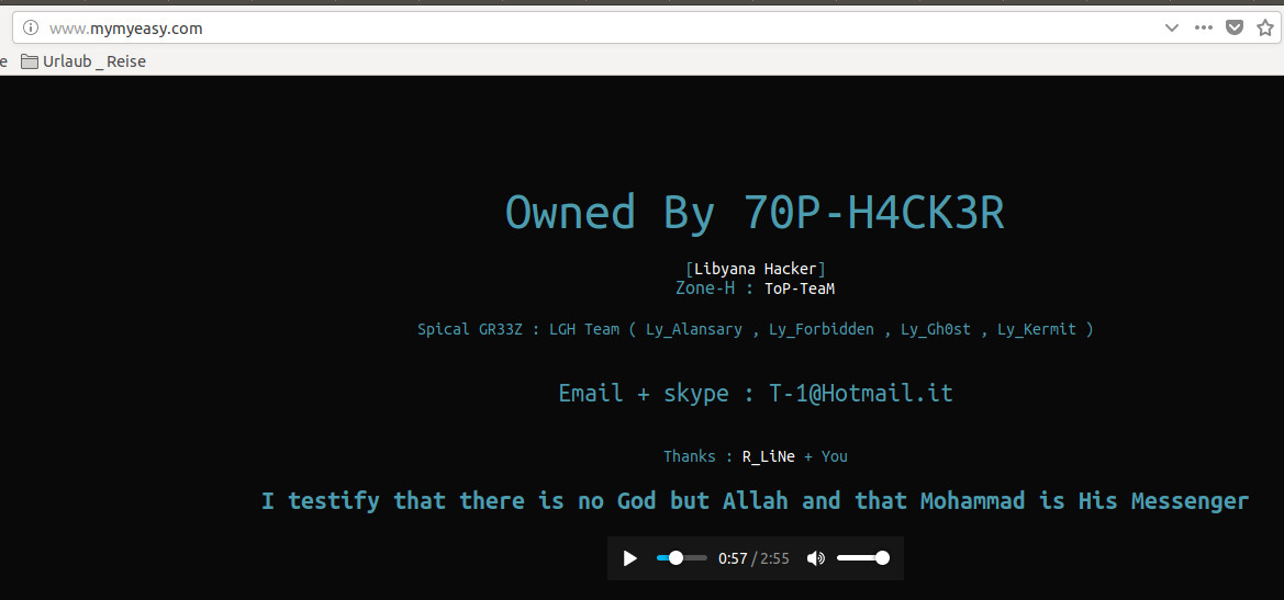 www.mymyeasy.com Libyana Hacker Gruppe 70P-H4CK3R