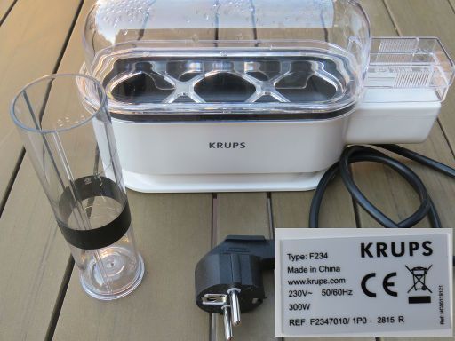 KRUPS F234 Eierkocher 300 Watt Made in China