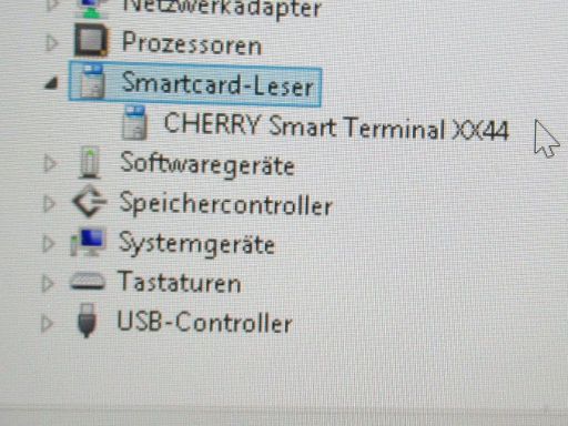 CHERRY SmartTerminal ST-1144, Gerät Smartcard-Leser unter Microsoft® Windows 8®