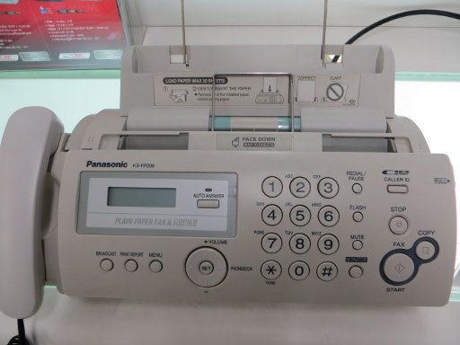 Telefax Gerät Panasonic KX–FP206, 2990,– THB in Thailand 2013