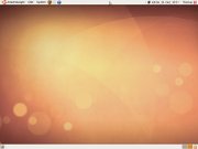 Leerer Desktop von Ubuntu 9.04