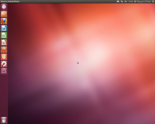 Ubuntu 12.04 LTS, Startbildschirm / Desktop