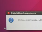 Ubuntu 16.04 LTS, Die Installation ist abgeschlossen