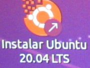 Ubuntu 20.04 LTS, Install Schaltfläche
